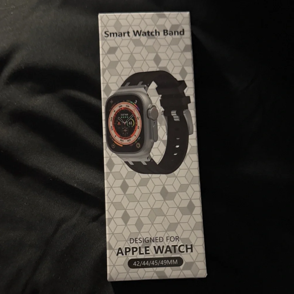 Apple Smartwatch Band - Black and Silver